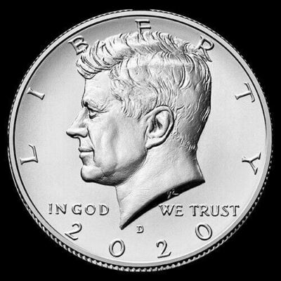 2020 D Kennedy Half Dollar Clad US Coin Brilliant Uncirculated !