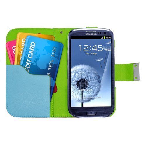 Leather Wallet Case for Samsung Galaxy S