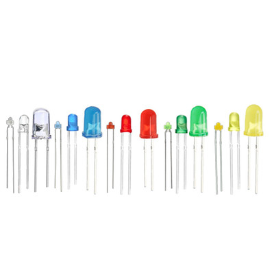 3mm 5mm 1.8mm LEDs Diffused LED Diode Green Red White Blue Yellow Orange Variety