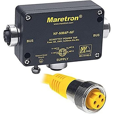 MARETRON NF-NM4P-NF MINI POWERTAP W/FUSE FEMALETOFEMALE