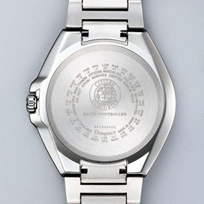 Pre-owned Citizen Attesa Ecodrive Cb3010-57a Radio Solar Titanium Silver Men's