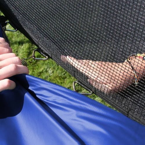 Skywalker Trampolines 14' Round Trampoline Enclosure w Wind Stakes Fun SAFE NEW