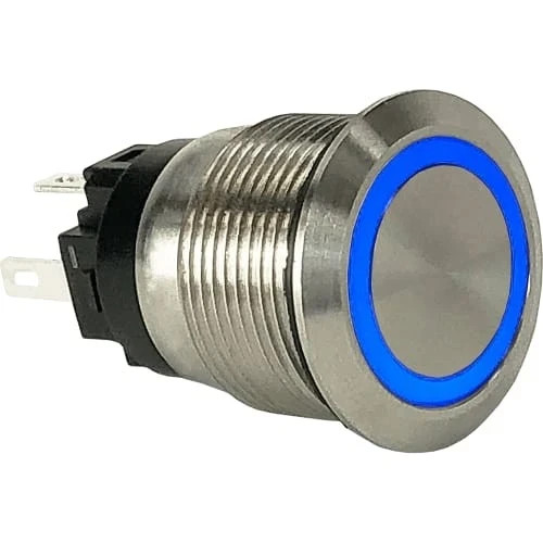 Carling Momentary Blue Lighted LED Push Button Switch AV1-1A211E-R00