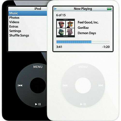 iPod Classi 5.5世代　30GB APPLE iPOD CLASSIC 5.5 GEN. CUStOM BLACK 30GBNEW HARD