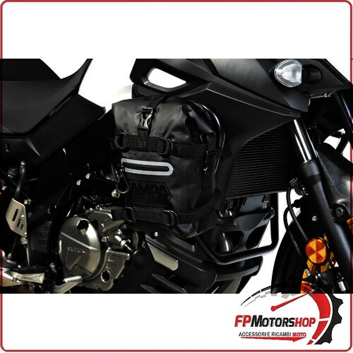 91578 BORSA IMPERMEABILE PER FISSAGGIO A TUBOLARI 5L BAGAGLIO PER VIAGGIO MOTO