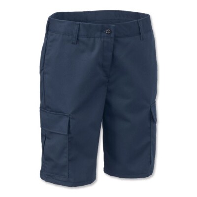 Aramark Women's Industrial Cargo Shorts Navy Sz 6 DEF-19524