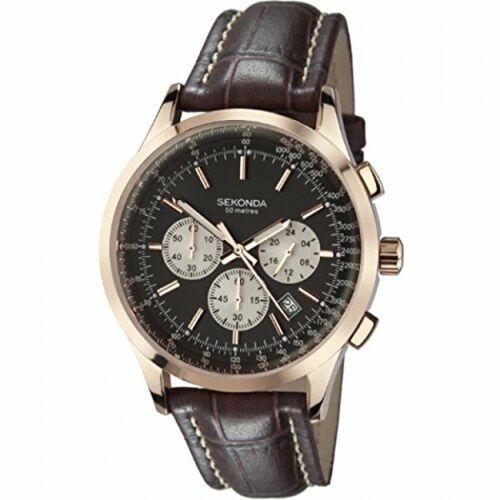Alt Mysteria Taschenuhr Mit Schwarz Gehäuse Und Kette 49.6mm (Gebraucht