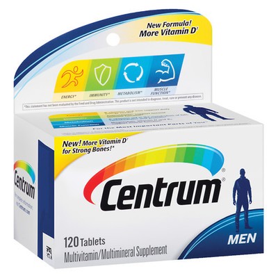 Centrum Men Under 50, Multivitamin, Tablets 120 ea