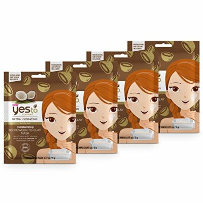 Yes to Coconuts Moisturizing DIY Powder-to-Clay Single-Use Mask, 0.25 oz (Pac...