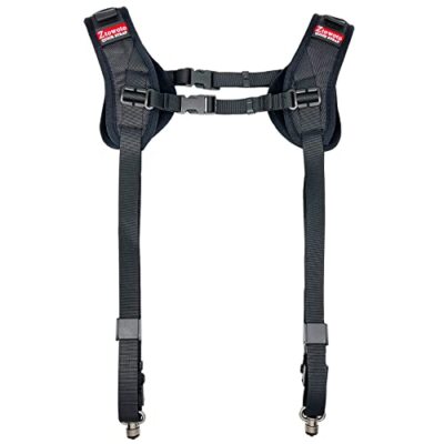 ztowoto Camera Shoulder Double Strap Harness Quick Release Adjustable Dual Ca...