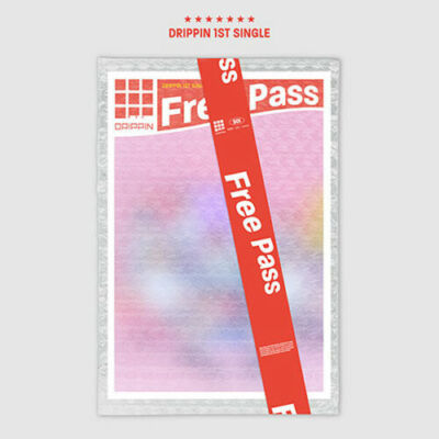 DRIPPIN FREE PASS 1st Single Album B VER CD+Photo Book+Card+Band+etc SEALED