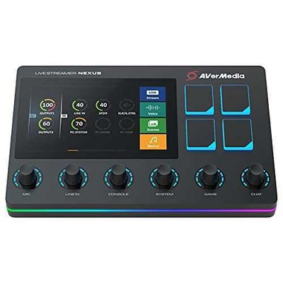 AVerMedia LIVE STREAMER NEXUS AX310 Audio Mixer DV602