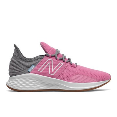 Футболка New Balance Kids Fresh Foam Roav розовая/серая, размер 4,5 Вт