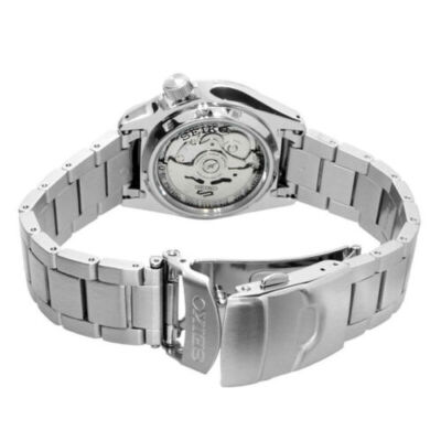 Pre-owned Seiko 5 Sport Srpe53k1 Blue Dial Automatic Mechanical Stainless Steel Men Watch