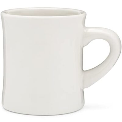 S Ceramic Coffee Mug 10z Retro 1950s Plain Bulk Stoneware Co