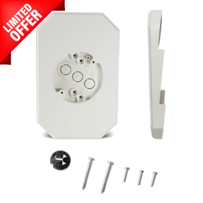Siding Mounting Kit Outdoor Light Mounting Block with Built-in Box White NEW