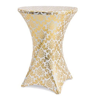 S Bronzing Gold Flower Print Removable Washable Sp...