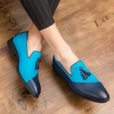Details about / Mens Pointy Toe Oxfords Flat Lace up Party British Dress Formal Business Shoes L