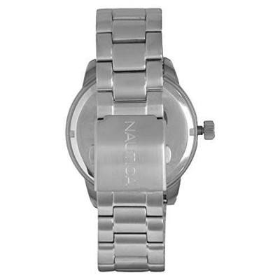 Pre-owned Nautica Analog Black Dial Men's Watch-napfrl005