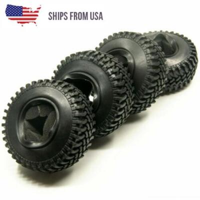 4Pcs 1.9" 100mm 1/10 Scale Tires For 1/10 RC4WD D90 Axial SCX10 etc RC Crawler