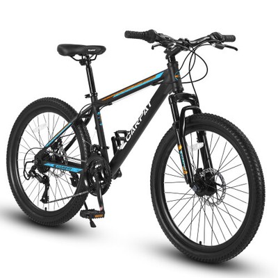 26 inch Mountain Bike Disc Brakes High-Carbon Steel Frame Shimano 21-Speed