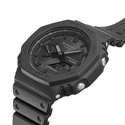 Pre-owned Casio G-shock Men Black Dial Analog-digital Ga-b2100-1a1dr (g1242)