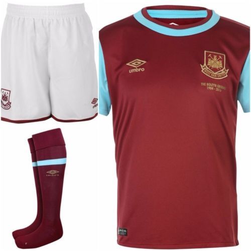 Signed Joe Cole West Ham United Retro Football Shirt England