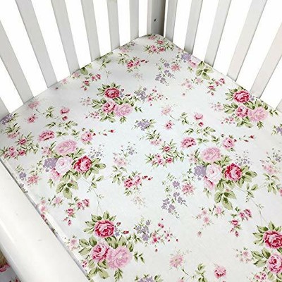 Brandream Crib Sheets Girl Fitted Crib Sheets Floral