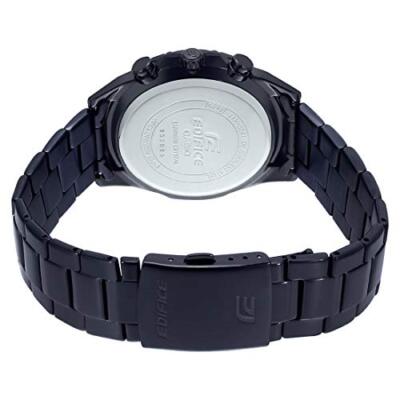 Pre-owned Casio Edifice Analog Black Dial Men Efr-s567dc-1avudf ( Ex508 )