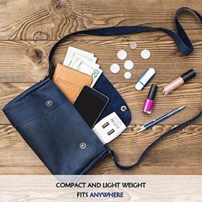 Ceptics Europe Travel Adapter Plug Set- with 2 USB Socket Input - Type E/F and C