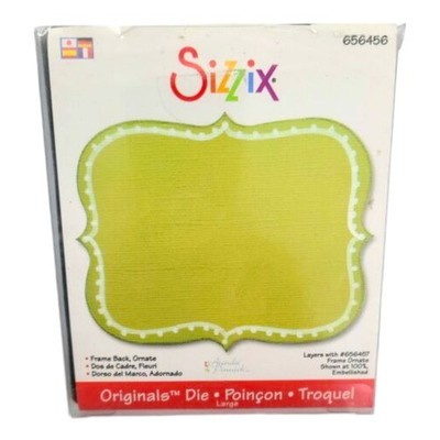 Sizzix Ornate Frame Back Original Large Die Originals Die Poincon Troque #656456