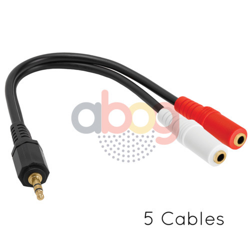 CESS L Shape Right Angle Male to Female Stereo Balanced