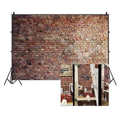 Vintage Red Brick Wall Backdrop for Photography 5x3ft Rustic Old Brick Wall P...