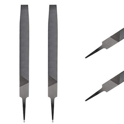 Axe File Sharpener Set 2pcs 8inch Flat Metal Axe File Rectangular Cut Mill
