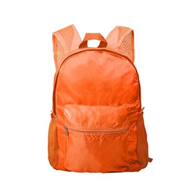 25L Backpack Packable Foldable Ultra Lightweight Water Resistant Durable Orange