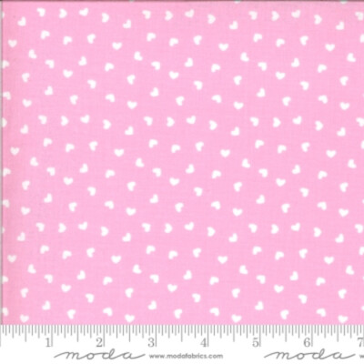    Moda Be Mine Love Dove by Stacy Iest Hsu 20717 12 Pink Tiny Hearts COTTON 