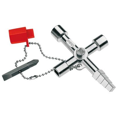 KNIPEX 00 11 04 Profi-Key for all standard shut-off systems 90 mm