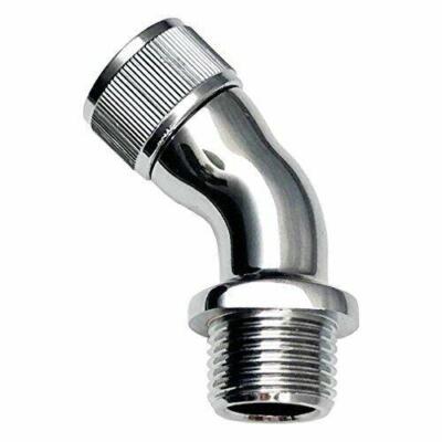 Pure Brass Polished Chrome elbow Plumbing Adapter for 1/2'' Shower Filter Fitting