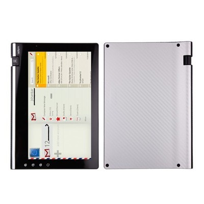 Skinomi Carbon Fiber Silver Skin Cover+Screen Protector for Notion Ink Adam 3G