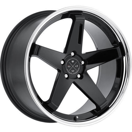 Blaque Diamond BD-27 20x9 | 20x11 Set of 4 Satin Black w/ lip FITS
