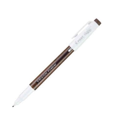 Pilot FriXion Fineliner Marker Pen Erasable Fine Tip Brown Office School Home