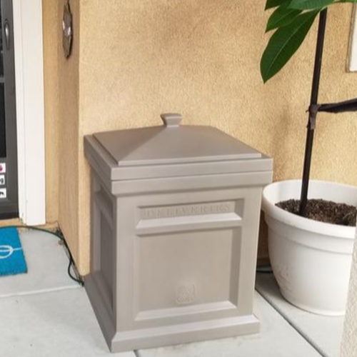 Parcel Package Delivery Box Mail Drop Box Outdoor Porch Weather Protect Mailbox