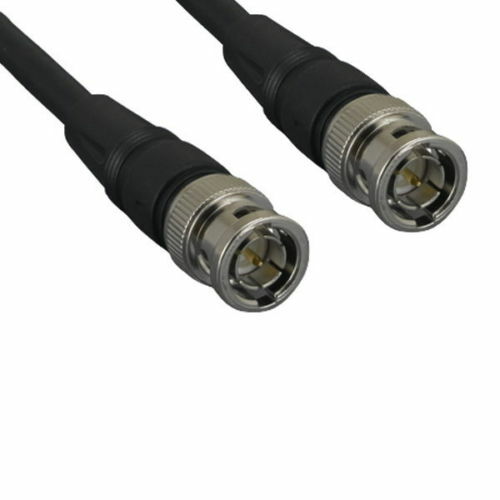 Kentek 6 ft Shielded BNC Composite Video Cable Male to Male 