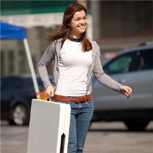 Lifetime 5' Essential Light Folding Weather-Resistant Outdoor Table Garage Sales