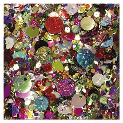 Creativity Street Sequins & Spangles, Assorted Colors, 4 oz/Pack (CKC6114)