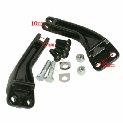 Rear Passenger Foot Pegs Mount Support Bracket For Harley Dyna Street Bob 07-17