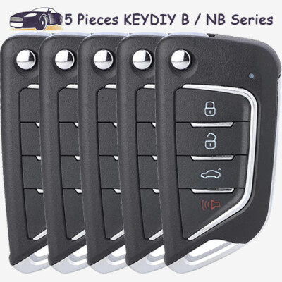 5 X KEYDIY KD B NB Series Universal Remote Key for KD900 KD900+ URG200 KD-X2