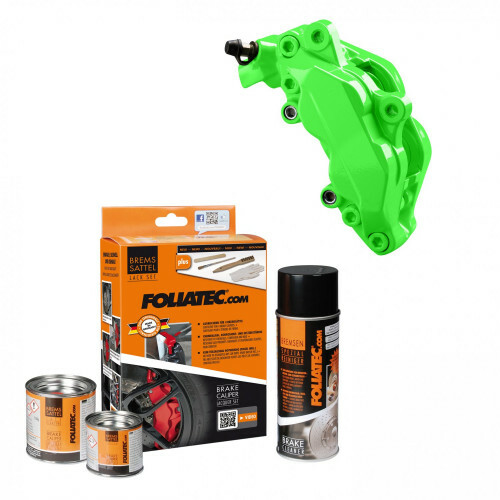 Foliatec Bremssattellack Set Neon GrÃN (10-Teilig) 2182