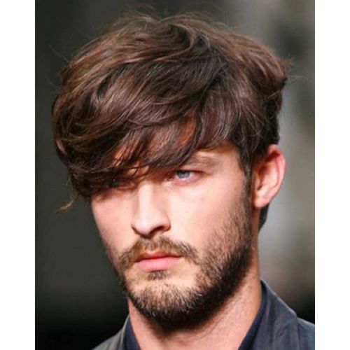 Fashion Deep Brown Capless Short Fluffy Natural Straight Synthetic