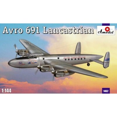 Avro 691 Lancastrian kits model Amodel 1462 Plastic model airplane kit 1:144 